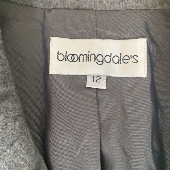 Vintage Bloomingdale’s Cashmere Blazer Single Breasted Luxurious Tailored Fit 12 - Picture 2 of 9